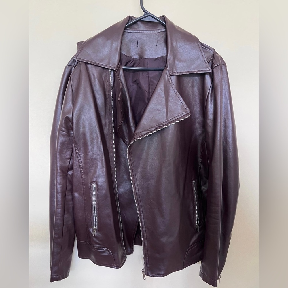 Vintage Brown Leather Jacket Men’s
